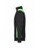 Unisex Workwear Half-Zip Sweat - COLOR - Black/lime-green 8542