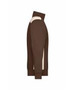 Unisex Workwear Half-Zip Sweat - COLOR - Brown/stone 8542