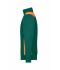 Unisex Workwear Half-Zip Sweat - COLOR - Dark-green/orange 8542