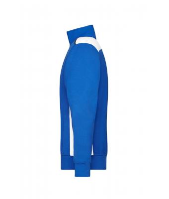Unisex Workwear Half-Zip Sweat - COLOR - Royal/white 8542
