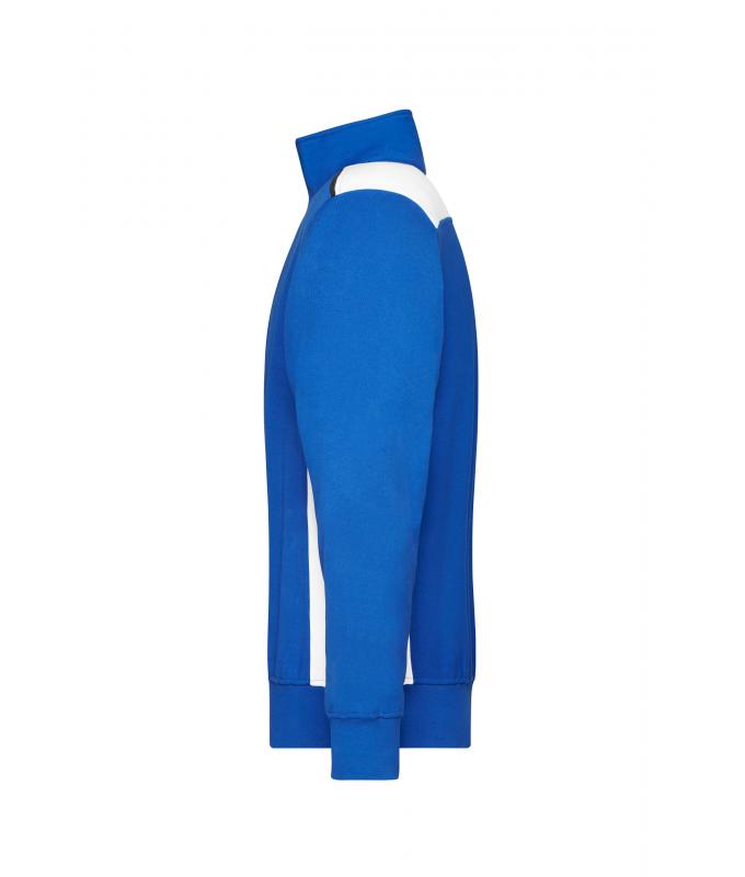 Unisex Workwear Half-Zip Sweat - COLOR - Royal/white 8542