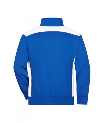Unisex Workwear Half-Zip Sweat - COLOR - Royal/white 8542