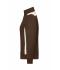 Damen Ladies' Workwear Sweat Jacket - COLOR - Brown/stone 8543
