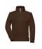 Ladies Ladies' Workwear Sweat Jacket - COLOR - Brown/stone 8543