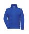 Ladies Ladies' Workwear Sweat Jacket - COLOR - Royal/white 8543