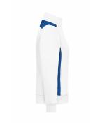 Ladies Ladies' Workwear Sweat Jacket - COLOR - White/royal 8543