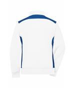 Ladies Ladies' Workwear Sweat Jacket - COLOR - White/royal 8543