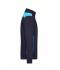 Herren Men's Workwear Sweat Jacket - COLOR - Navy/turquoise 8544