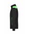 Unisex Workwear Sweat Jacket - COLOR - Black/lime-green 8544