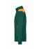 Unisex Workwear Sweat Jacket - COLOR - Dark-green/orange 8544