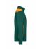 Unisex Workwear Sweat Jacket - COLOR - Dark-green/orange 8544