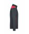 Unisex Workwear Sweat Jacket - COLOR - Carbon/red 8544