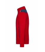 Unisex Workwear Sweat Jacket - COLOR - Red/navy 8544