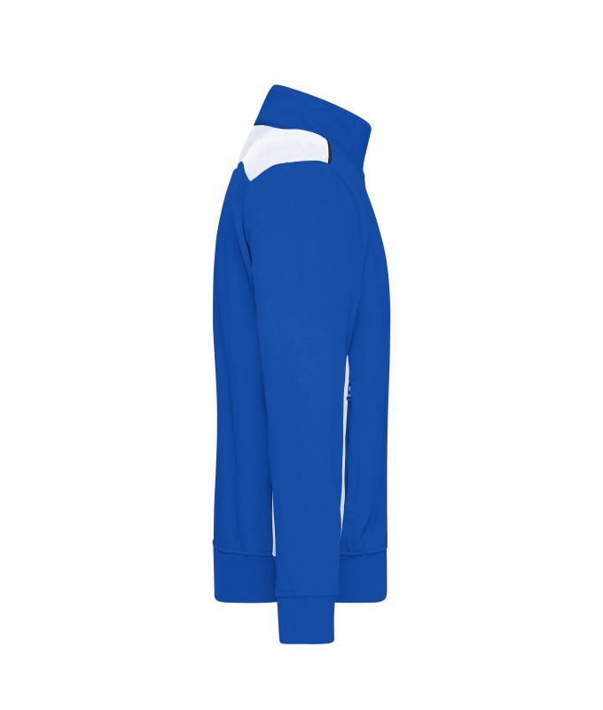 Unisex Workwear Sweat Jacket - COLOR - Royal/white 8544