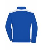 Unisex Workwear Sweat Jacket - COLOR - Royal/white 8544