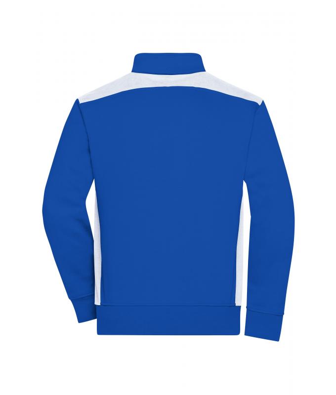 Unisex Workwear Sweat Jacket - COLOR - Royal/white 8544