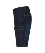 Unisex Workwear Stretch-Bermuda-Jeans Blue-denim 10523