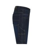 Unisex Workwear Stretch-Bermuda-Jeans Blue-denim 10523