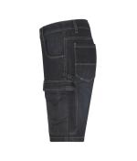 Unisex Workwear Stretch-Bermuda-Jeans Black-denim 10523