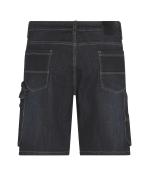 Unisex Workwear Stretch-Bermuda-Jeans Black-denim 10523