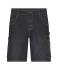 Unisex Workwear Stretch-Bermuda-Jeans Black-denim 10523