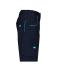 Unisex Workwear Bermudas - COLOR - Navy/turquoise 8545