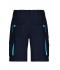 Unisex Workwear Bermudas - COLOR - Navy/turquoise 8545