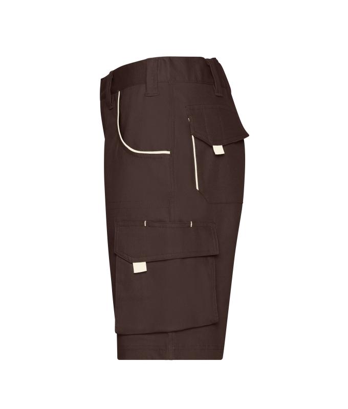 Unisex Workwear Bermudas - COLOR - Brown/stone 8545