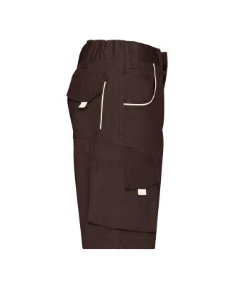 Unisex Workwear Bermudas - COLOR - Brown/stone 8545