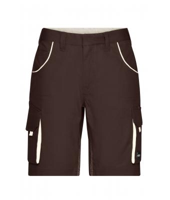 Unisex Workwear Bermudas - COLOR - Brown/stone 8545