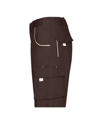 Unisex Workwear Bermudas - COLOR - Brown/stone 8545