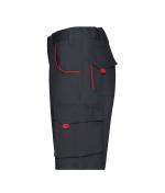 Unisex Workwear Bermudas - COLOR - Carbon/red 8545