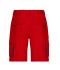 Unisex Workwear Bermudas - COLOR - Red/navy 8545