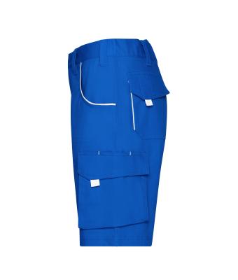 Unisex Workwear Bermudas - COLOR - Royal/white 8545