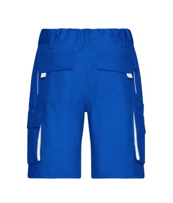 Unisex Workwear Bermudas - COLOR - Royal/white 8545
