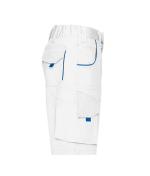 Unisex Workwear Bermudas - COLOR - White/royal 8545