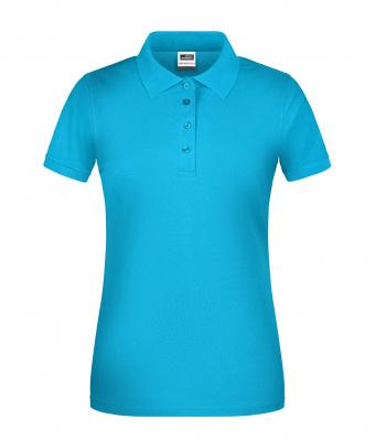 Damen Ladies' BIO Workwear Polo Turquoise 8681