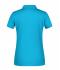 Damen Ladies' ORGANIC Workwear Polo   OCS Blended Turquoise 8681