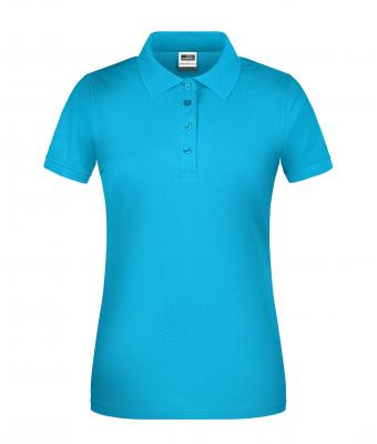 Damen Ladies' ORGANIC Workwear Polo   OCS Blended Turquoise 8681