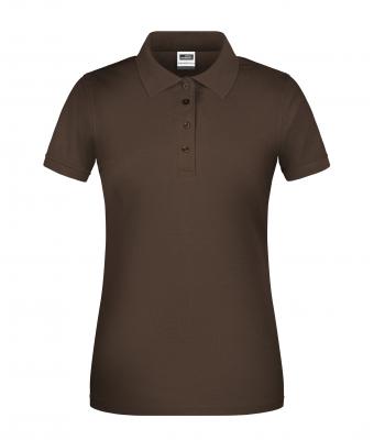 Damen Ladies' ORGANIC Workwear Polo   OCS Blended Brown 8681
