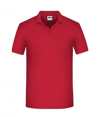 Herren Men's BIO Workwear Polo Red 8682