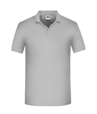 Herren Men's ORGANIC Workwear Polo   OCS Blended Grey-heather 8682