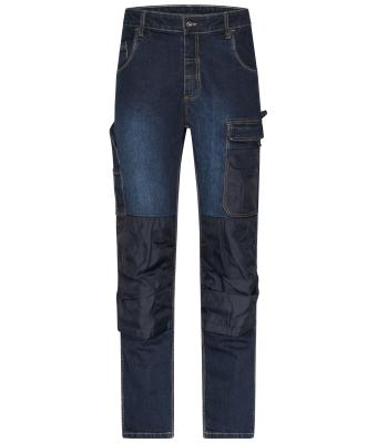 Unisex Workwear Stretch-Jeans   RCS Blue-denim 8715