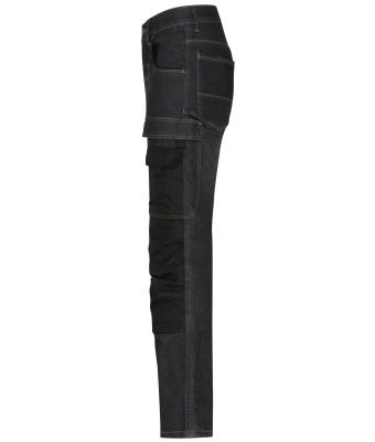 Unisex Workwear Stretch-Jeans Black-denim 8715