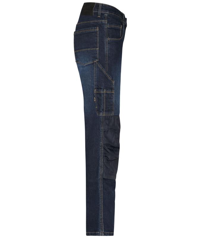 Unisex Workwear Stretch-Jeans Blue-denim 8715