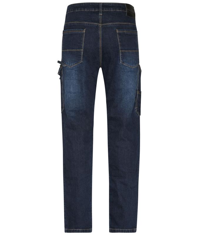 Unisex Workwear Stretch-Jeans Blue-denim 8715