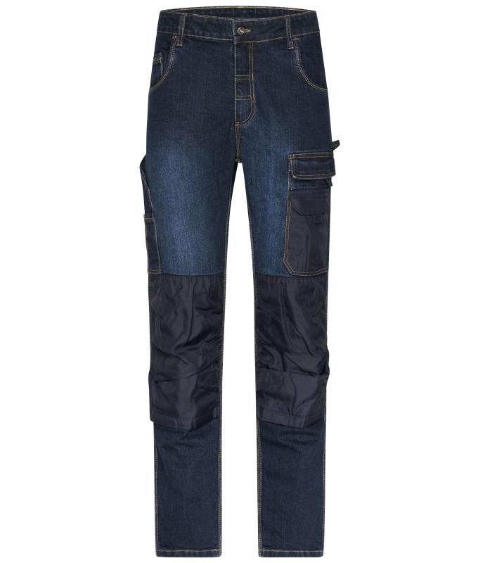 Unisex Workwear Stretch-Jeans Blue-denim 8715
