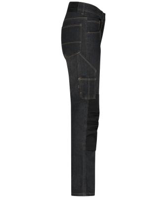 Unisex Workwear Stretch-Jeans Black-denim 8715