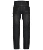 Unisex Workwear Stretch-Jeans Black-denim 8715