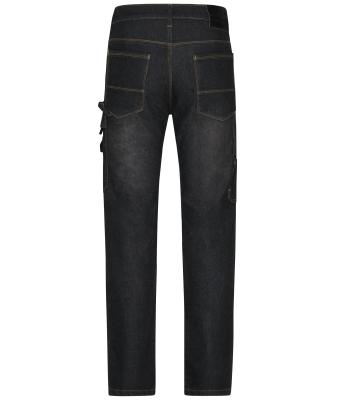 Unisex Workwear Stretch-Jeans Black-denim 8715